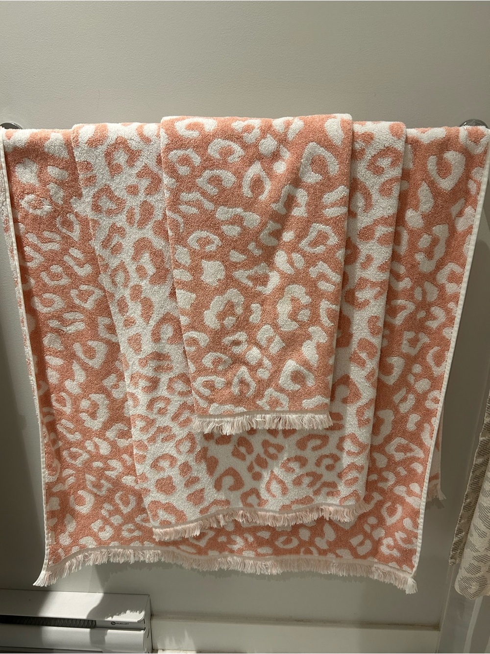 Pink Leopard Towels